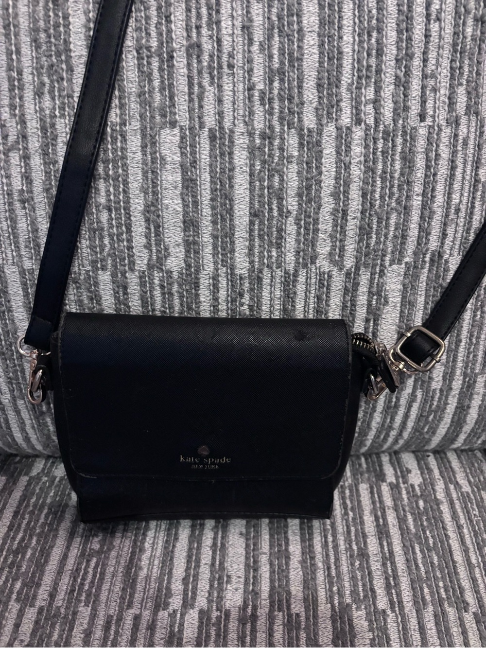 Kate Spade Brynn Black Crossbody Bag with Gold Hardware